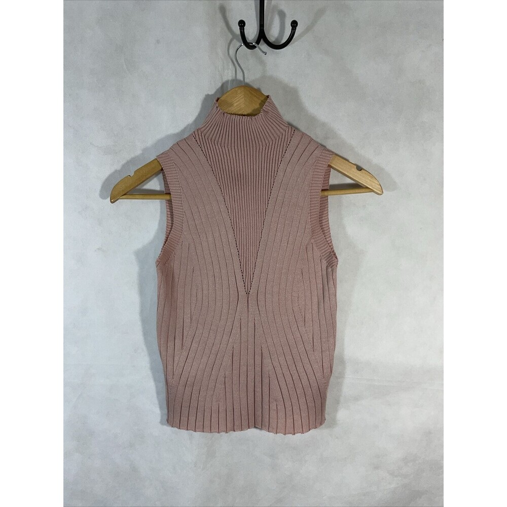 Shein High Neck Sleeveless Knit Top Size 6